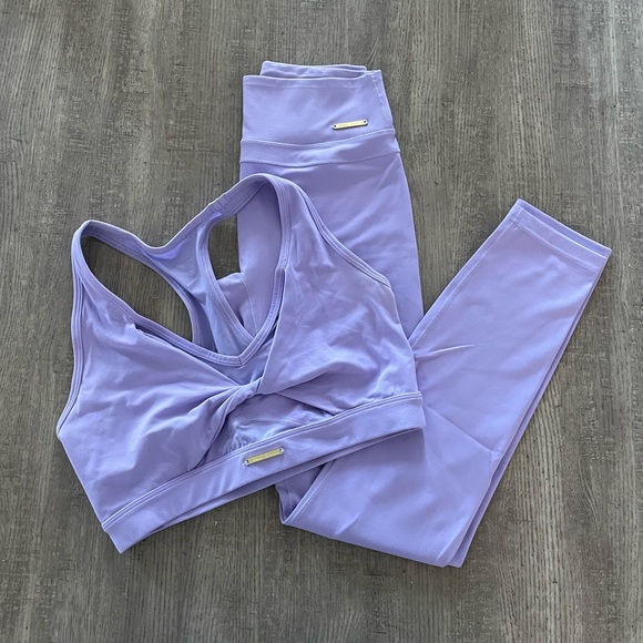 Gymshark Pants - Gymshark X Whitney V3 Lavender Purple set
